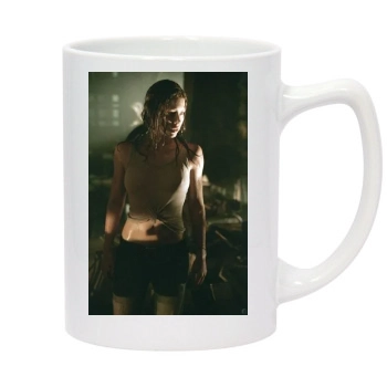 Jessica Biel 14oz White Statesman Mug