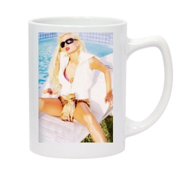 Paris Hilton 14oz White Statesman Mug