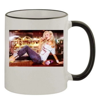 Paris Hilton 11oz Colored Rim & Handle Mug