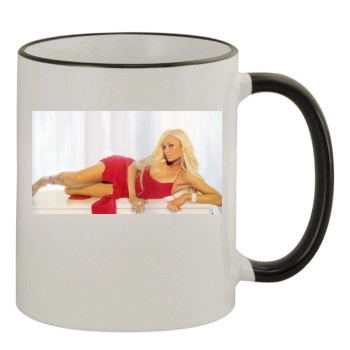 Paris Hilton 11oz Colored Rim & Handle Mug