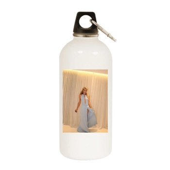 Paris Hilton White Water Bottle With Carabiner