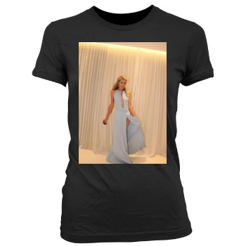 Paris Hilton Women's Junior Cut Crewneck T-Shirt