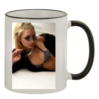 Paris Hilton 11oz Colored Rim & Handle Mug