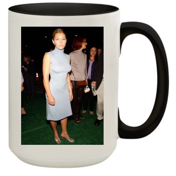 Jessica Biel 15oz Colored Inner & Handle Mug