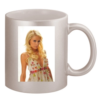 Paris Hilton 11oz Metallic Silver Mug