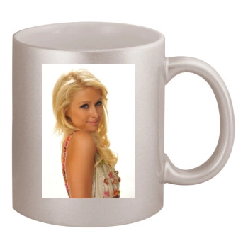 Paris Hilton 11oz Metallic Silver Mug