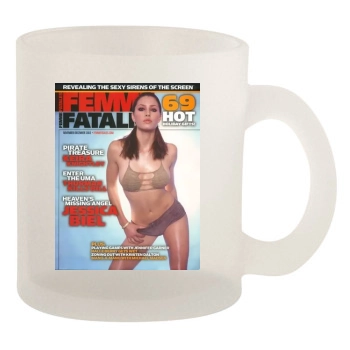 Jessica Biel 10oz Frosted Mug