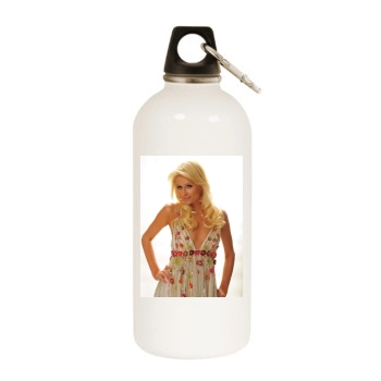 Paris Hilton White Water Bottle With Carabiner