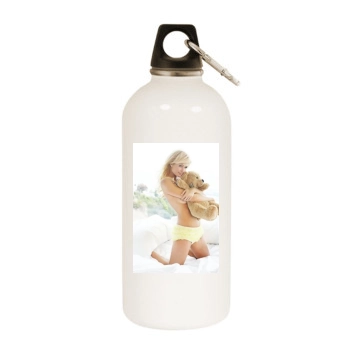 Paris Hilton White Water Bottle With Carabiner