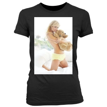 Paris Hilton Women's Junior Cut Crewneck T-Shirt