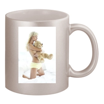 Paris Hilton 11oz Metallic Silver Mug