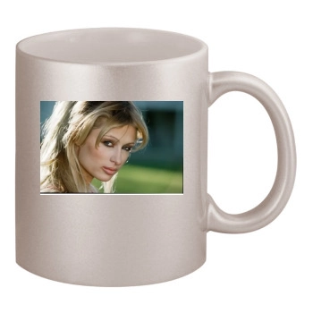 Paris Hilton 11oz Metallic Silver Mug