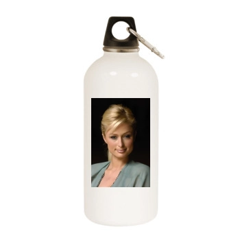 Paris Hilton White Water Bottle With Carabiner