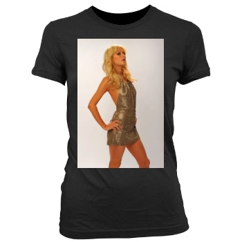 Paris Hilton Women's Junior Cut Crewneck T-Shirt