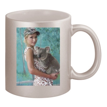 Paris Hilton 11oz Metallic Silver Mug