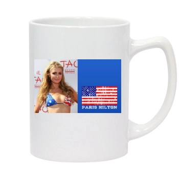 Paris Hilton 14oz White Statesman Mug