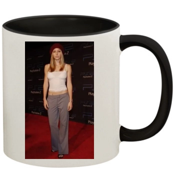 Jessica Biel 11oz Colored Inner & Handle Mug