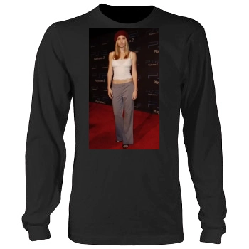 Jessica Biel Men's Heavy Long Sleeve TShirt