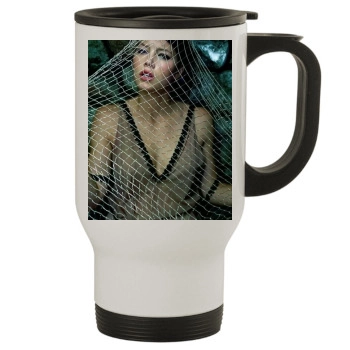 Jessica Biel Stainless Steel Travel Mug