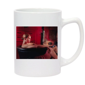 Jessica Biel 14oz White Statesman Mug