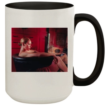 Jessica Biel 15oz Colored Inner & Handle Mug