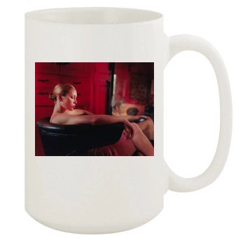 Jessica Biel 15oz White Mug