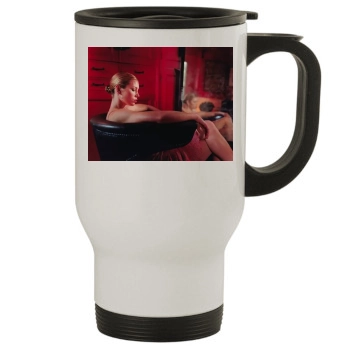 Jessica Biel Stainless Steel Travel Mug