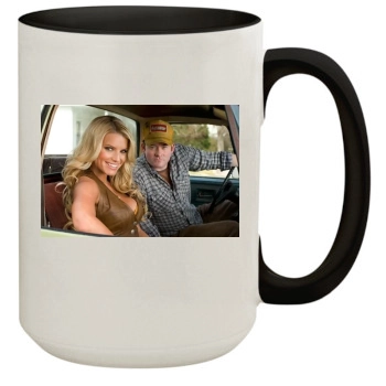 Jessica Simpson 15oz Colored Inner & Handle Mug