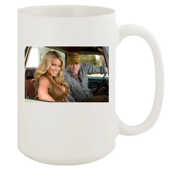 Jessica Simpson 15oz White Mug