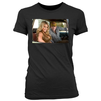 Jessica Simpson Women's Junior Cut Crewneck T-Shirt