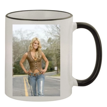 Jessica Simpson 11oz Colored Rim & Handle Mug