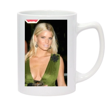 Jessica Simpson 14oz White Statesman Mug