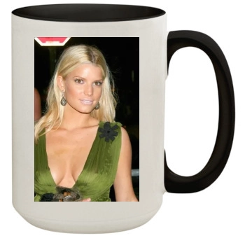 Jessica Simpson 15oz Colored Inner & Handle Mug