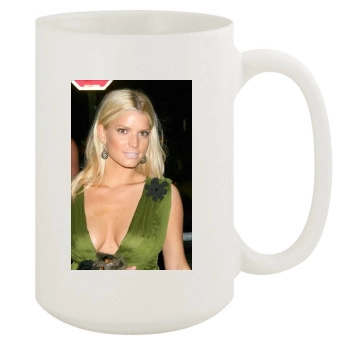 Jessica Simpson 15oz White Mug