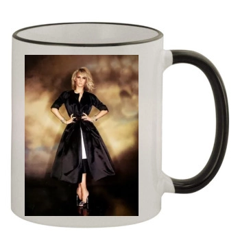 Jessica Simpson 11oz Colored Rim & Handle Mug