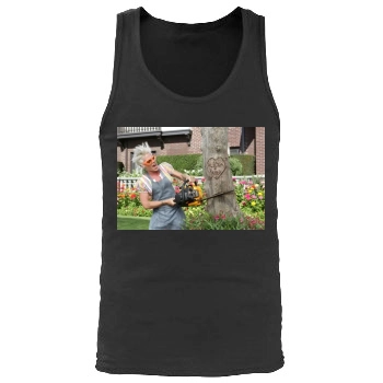 Pink Men's Tank Top