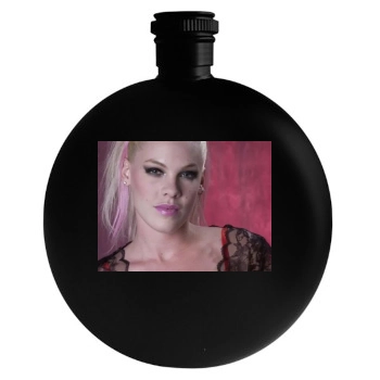 Pink Round Flask