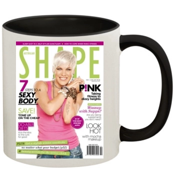 Pink 11oz Colored Inner & Handle Mug