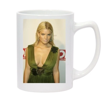 Jessica Simpson 14oz White Statesman Mug