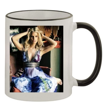 Jessica Simpson 11oz Colored Rim & Handle Mug