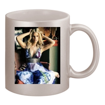 Jessica Simpson 11oz Metallic Silver Mug