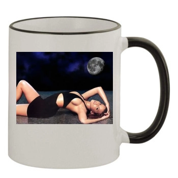 Jessica Simpson 11oz Colored Rim & Handle Mug