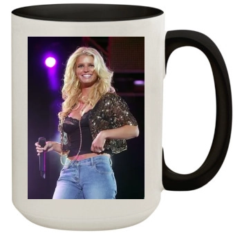 Jessica Simpson 15oz Colored Inner & Handle Mug