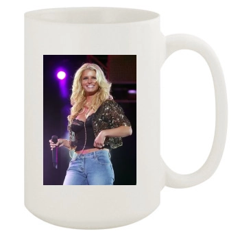 Jessica Simpson 15oz White Mug