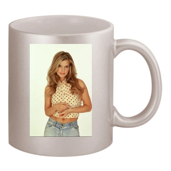 Jessica Simpson 11oz Metallic Silver Mug