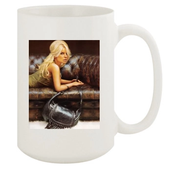 Jessica Simpson 15oz White Mug