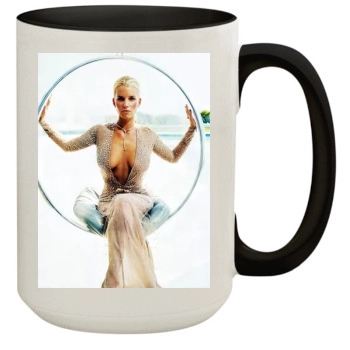 Jessica Simpson 15oz Colored Inner & Handle Mug