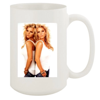 Jessica Simpson 15oz White Mug