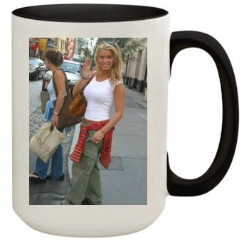 Jessica Simpson 15oz Colored Inner & Handle Mug