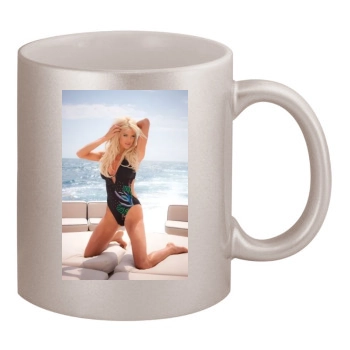 Victoria Silvstedt 11oz Metallic Silver Mug